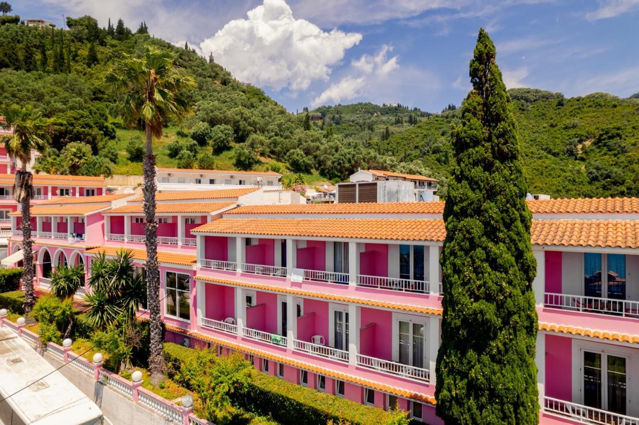 The Pink Palace Hostel Agios Gordios  Exterior photo